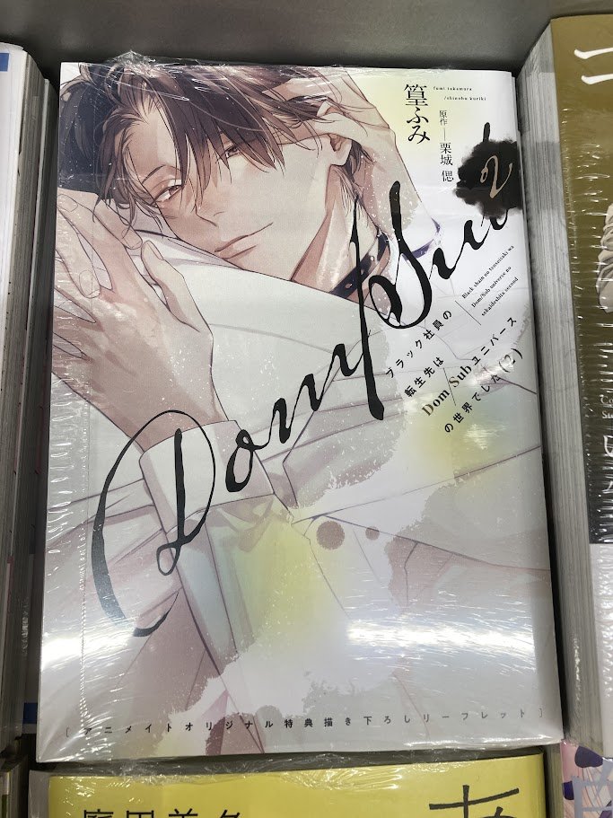 書籍入荷情報】 『ブラック社員の転生先はDom/Subユニバースの世界で