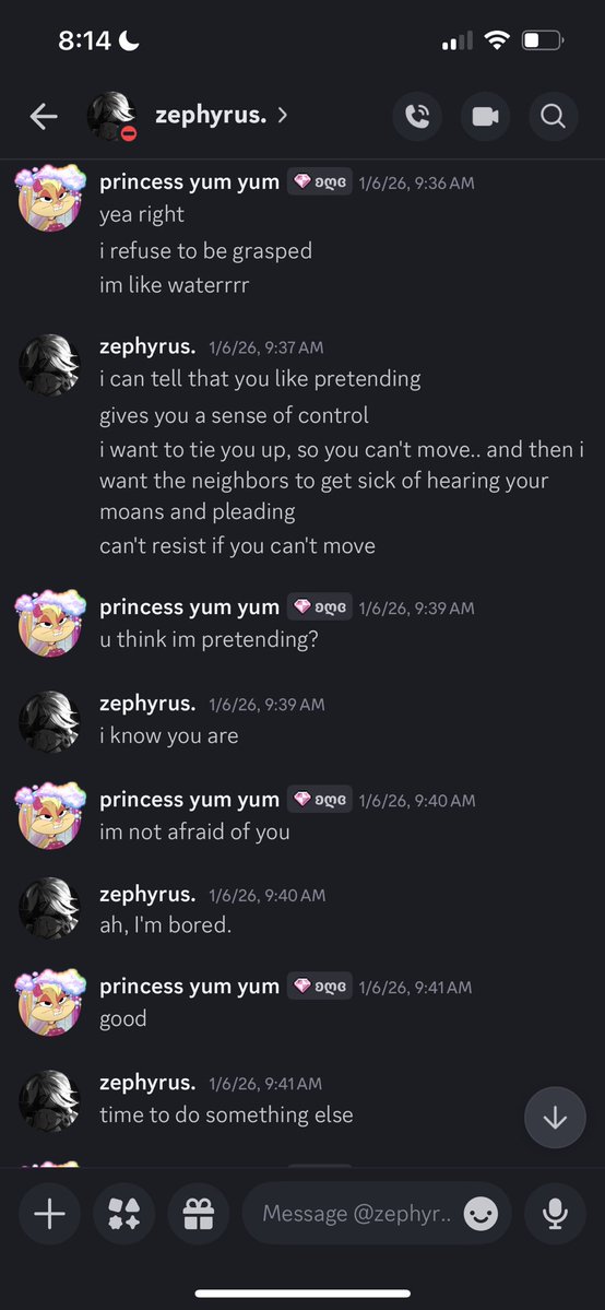 claiming i "forced you to participate in my rape kink" is CRAZY.