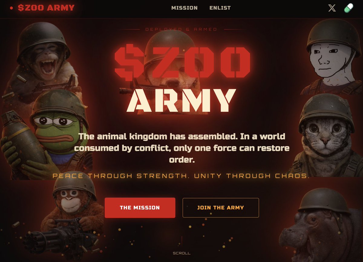 $ZooArmy has been 10x Boosted!

⚡ Boosted 10x Zoo Army on DEX Screener!
dexscreener.com/solana/8hzvB8y…