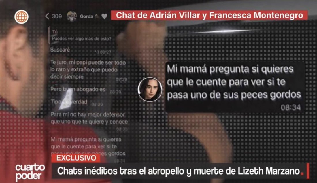 Y ahora que va a inventar Francesca Montenegro, porque muy indignada no la veo en este chat con Adrián