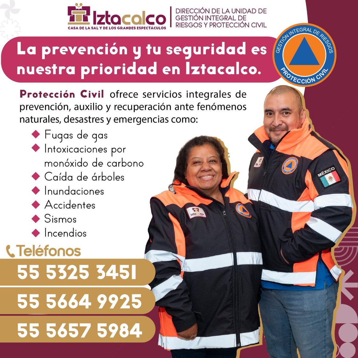 🚨🧡 En el Día de la Protección Civil, reforzamos nuestro compromiso con ...