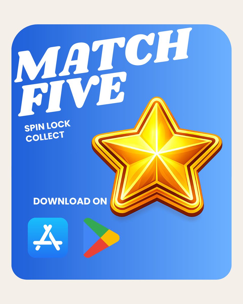 MatchFiveGame's tweet image. DOWNLOAD FROM BIO
Only sharp players master this.
Match. Lock. Collect.
#matchfive #puzzlegame #mobilegaming #newgame #mobileapp