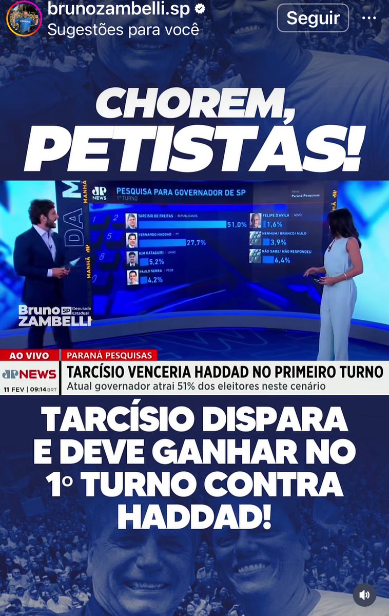 Será que Haddad não ligou o desconfiômetro dele?… foi o pior prefeito de São Paulo. Tinha que vergonha na cara e não candidatar!!