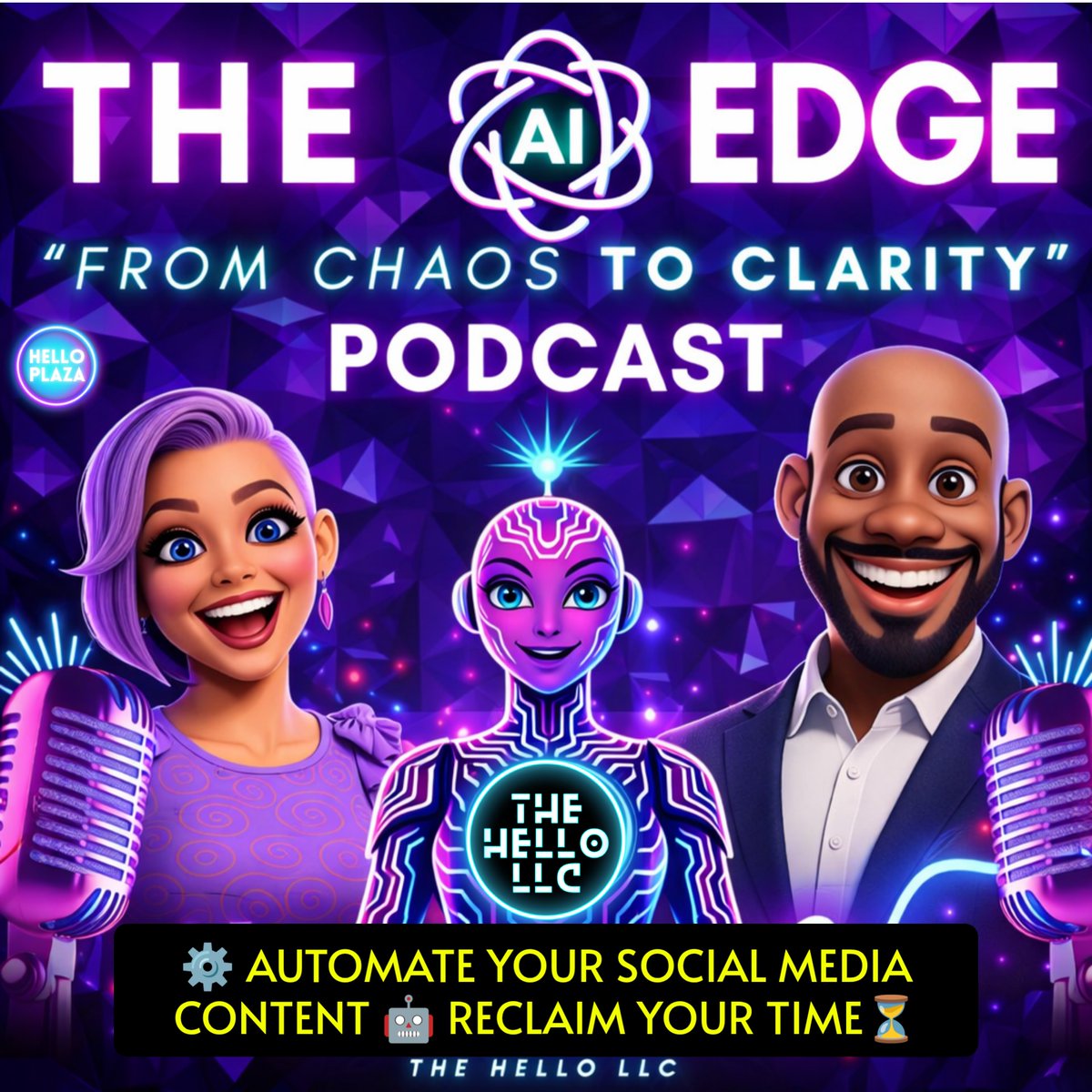 llc_hello's tweet image. ⚡The businesses winning in 2026 aren’t posting more.🎯

On March 3rd at 9AM EST, we’re going live on The AI Edge to show you how to plan, write, and structure a full week of social media content in under 10 minutes.

#TheAIEdge #TheHelloLLC #ContentAutomation