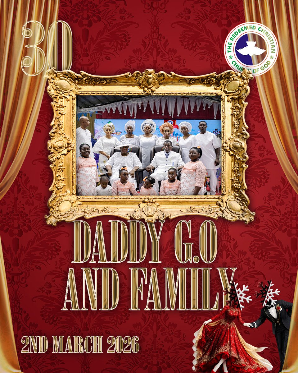 The_ScarletSnow's tweet photo. Day 30 of RCCG 30 Days fasting!
Daddy G.O and Family
#rccg #rccgglobal #redeem #redeemed #RCCGFast #FastingandPrayers #redeemchristianchurchofgod #design #graphic #graphicdesign #poster #fyp #foryou #foryoupage https://t.co/hqT4DGKulr