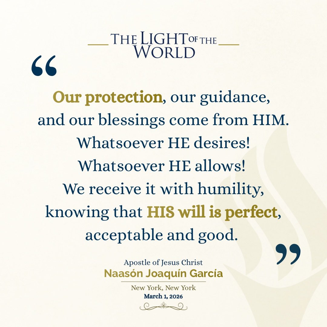 The Light of the World tweet media
