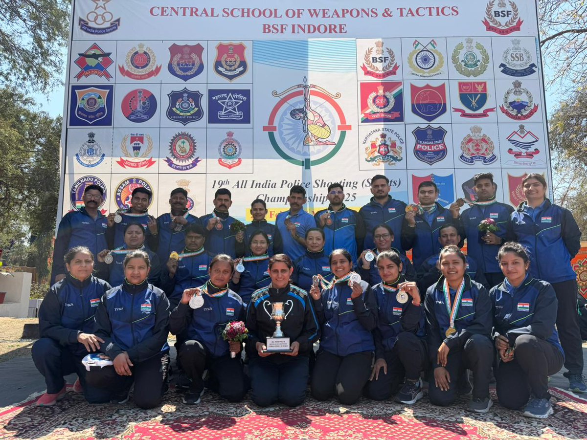 Bullseye for the CRPF. 🎯

​The CRPF Shooting Sports Team (Men &amp; Women) showcased elite precision at the All India Police Sports Shooting Championship in Indore.

From sharp focus to podium finishes, our marksmen and women dominated the range.
​The Medal Tally:
✨ 11 Medals Total