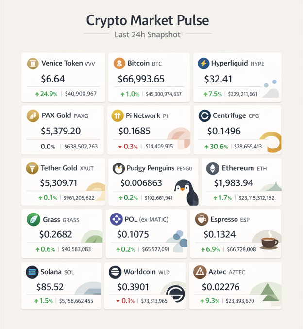 CryptoViral88's tweet photo. Crypto Market Pulse Last 24h Snapshot #Cryptotrends #Crypto #CryptoNews #CryptoMarket #Altcoins #Bitcoin #Ethereum #Solana #MarketUpdate #CryptoInfographic #Web3 #CryptoPulse #DYOR https://t.co/r7qC3lvnyX