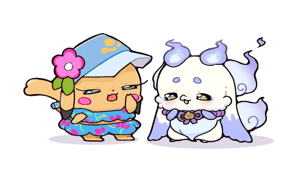 ｷﾞｬｩピカチュウとちょま #るんるんびじちかん