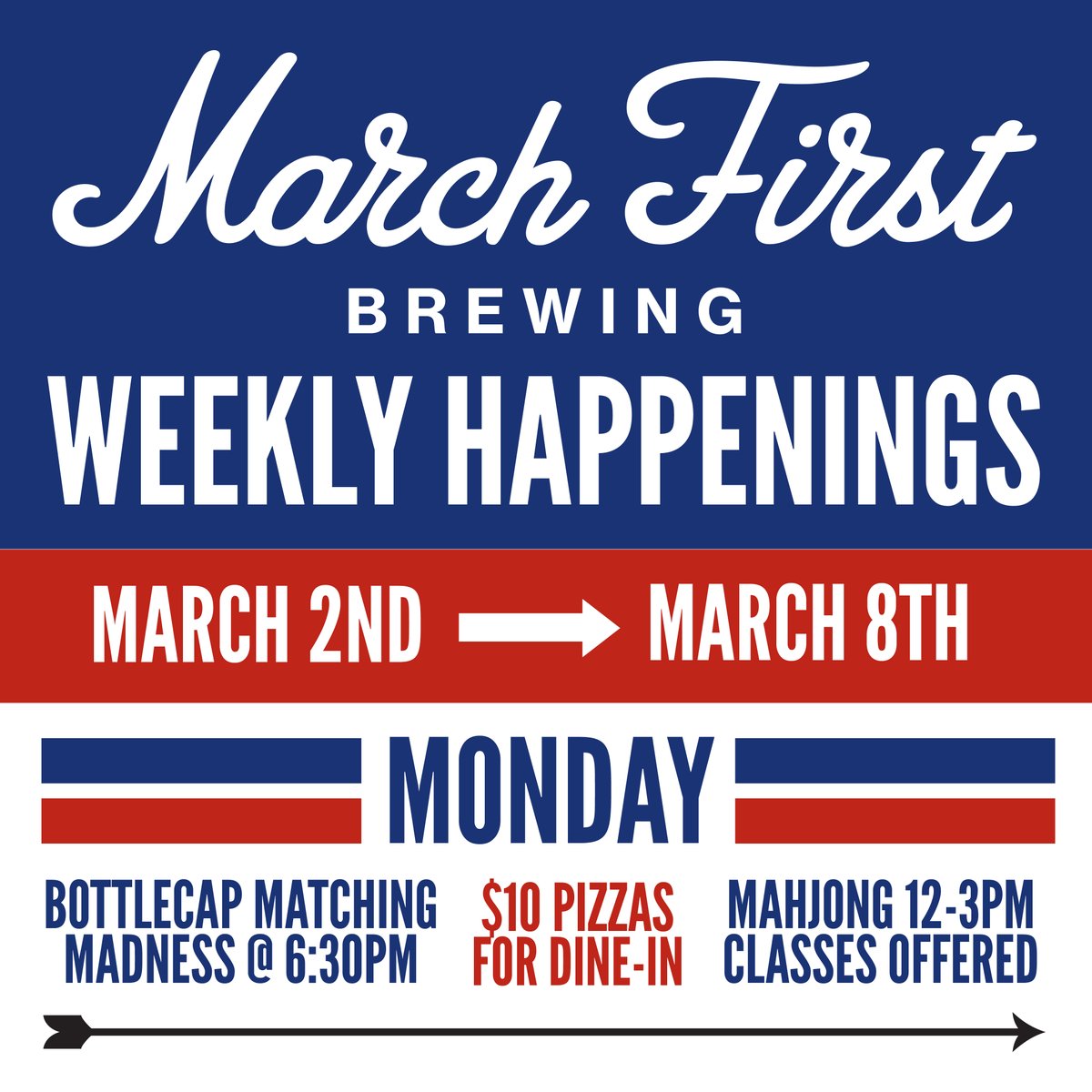 March First Brewing tweet media