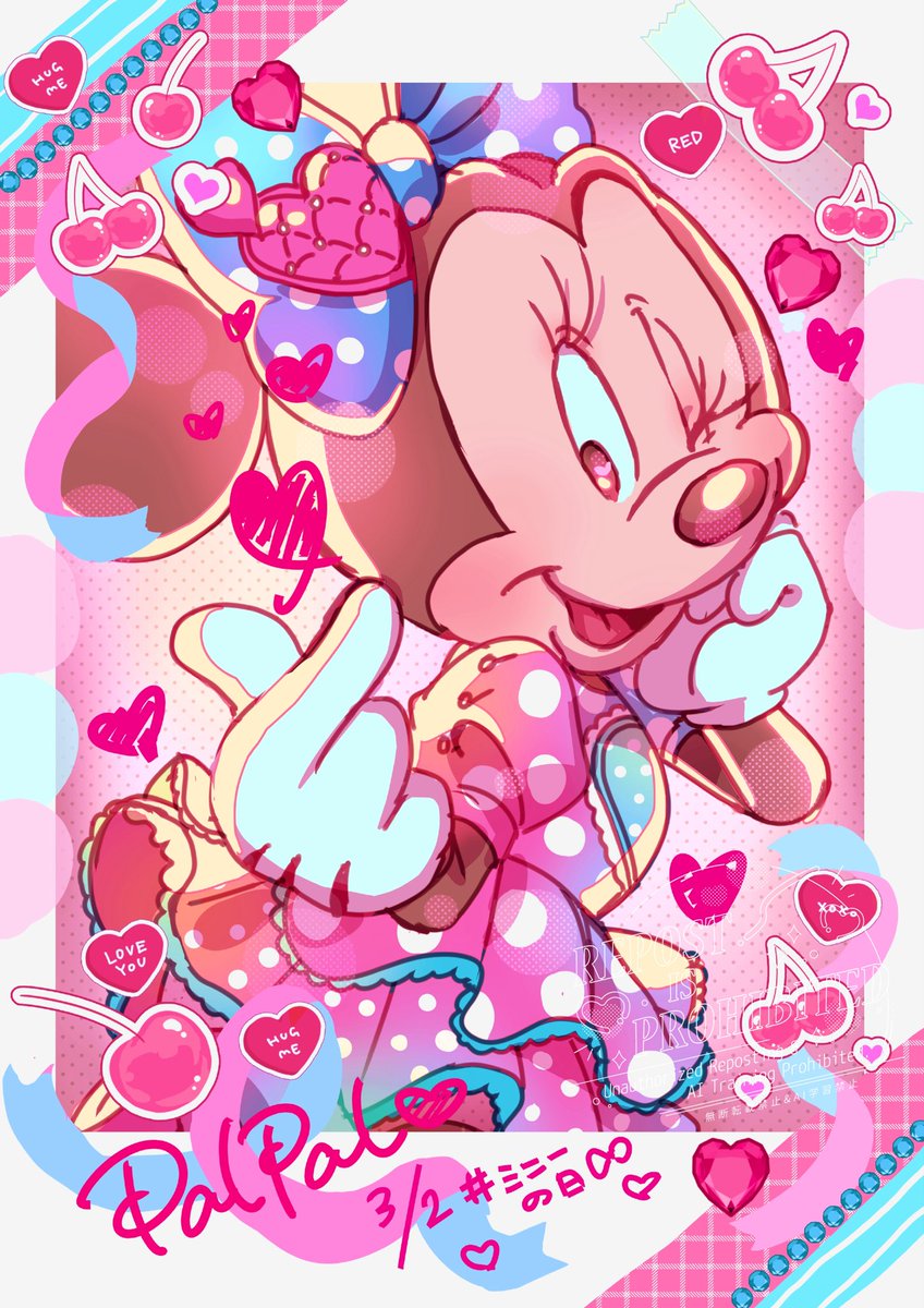 Ingtakou699Koko's tweet photo. かわいい代表🎀🩷🩵🎀
 #ミニーの日 https://t.co/KiINeMUJge