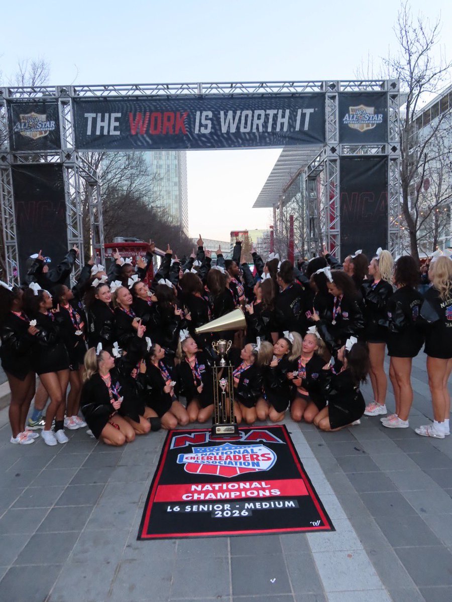 your 2026 medium all girl NCA champs 🍑🍑🍑
#WCFTTT