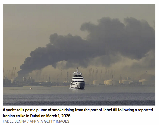 The rich sail away from their tax haven as the world they built burns.