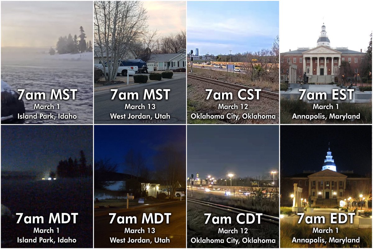 SaveStandard's tweet photo. @MattDevittWX At the expense of having mid-winter sunrise and darker commutes. Daylight Saving Time mandates earlier waking and less sleep. Let’s restore sleep health with permanent Standard Time! https://t.co/SVsdLKe9zh