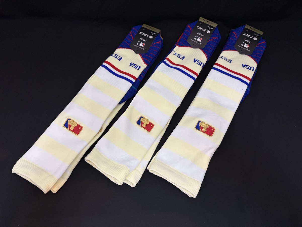 info42648043's tweet photo. STANCE 野球用ソックス限定カラー
【2026 THE FOURTH OF JULY MODEL】入荷🇺🇸
THE FOURTH OF JULY→アメリカ合衆国の独立記念日(7月4日)
サイズ:L(25.5~29.0㌢)
価格:税込定価4,180円→すみれ価格は…
沢山はございませんのでお早めに!
#すみれスポーツ #stance #thefourthofjuly #3600 https://t.co/RFWtW2y2lC