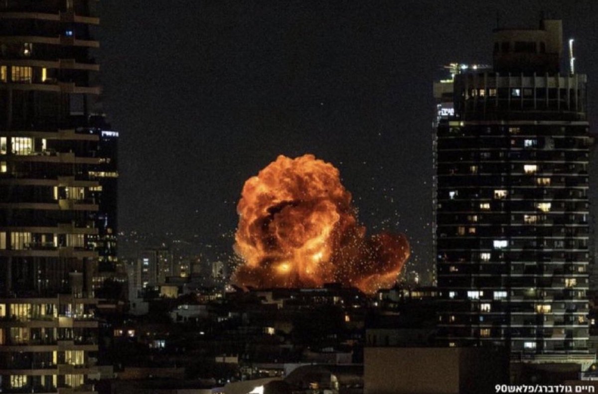 You didn’t need therapy, all you needed was to witness Tel Aviv burning.