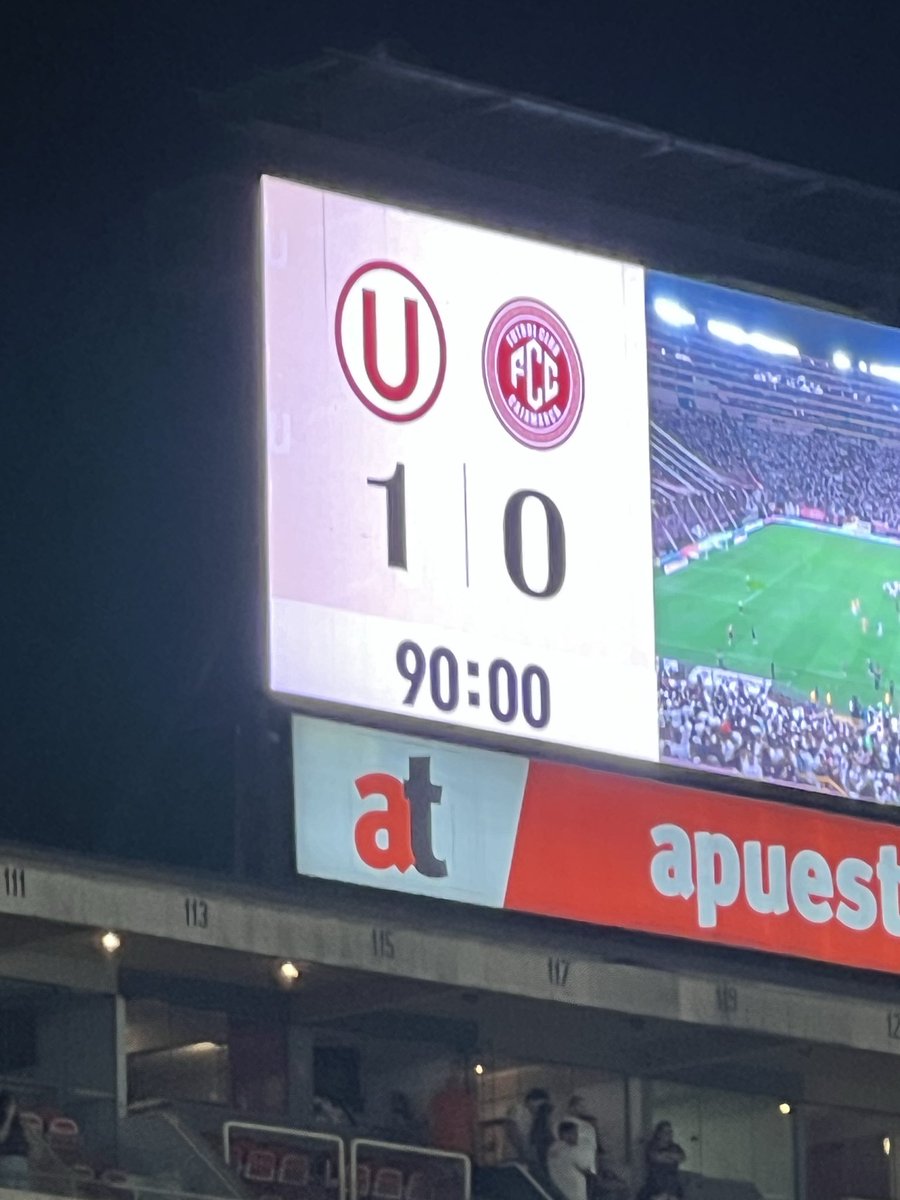 +3, mucho por mejor pero al fin y al cabo nos llevamos 3 puntos, seguimos por el objetivo!!! Y DALE U TODA LA VIDA!!! <a href="/Universitario/">Universitario</a>