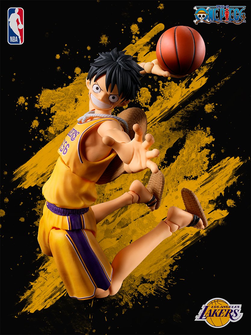 ワンピース ベースショップ NBA LOS ANGELES LAKERS Los Angeles Lakers Team Up With ONE PIECE for Game Night Collab