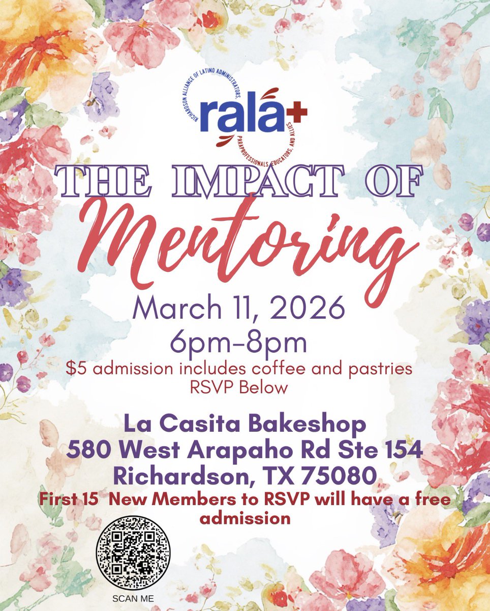 LamaestraBrenda's tweet photo. Save the date &amp; Join us!  
Please bring a guest or two and help us spread the word of this fantastic event!Special thanks to our local community location @BakedbyLaCasita for allowing us to enjoy their space. #weareRALAPlus @weareRALAplus https://t.co/KgCpntYMxL