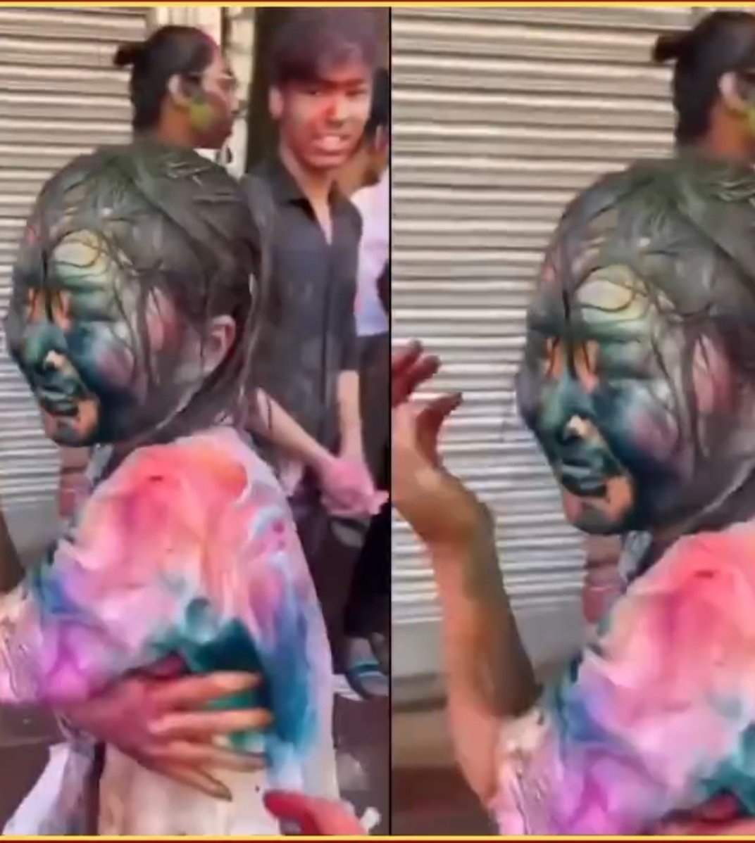 दिल्ली में होली के दौरान एक 22 वर्षीय जापानी पर्यटक के साथ हुई अभद्रता का वीडियो वायरल।

पुलिस द्वारा त्वरित संज्ञान लेकर आरोपियों की पहचान कर कानूनी प्रक्रिया शुरू कर दी गई है

उत्सव की आड़ में उत्पीड़न और दुर्व्यवहार किसी भी सूरत में स्वीकार्य नहीं।

होली रंगों का त्योहार है,