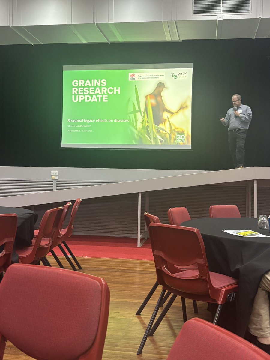 Conor and I have been attending the @GRDC Updates in the last couple of weeks finding out what is the latest in Grains Research