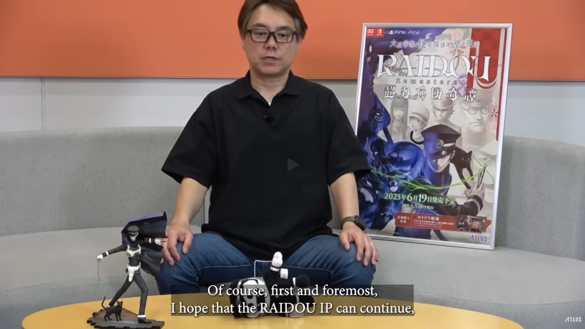 NSuperGamerGuy's tweet photo. guys please buy Raidou Remastered they really really want to do Raidou 2 Remastered https://t.co/qBf29b802M