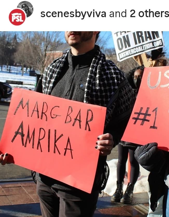 Dear <a href="/Yale/">Yale University</a> and <a href="/FBINewHaven/">FBI New Haven</a>,

At a protest today organized by Yale students for Palestine, this individual held a sign that said "death to America". 

What measures will be taken to investigate and ensure public safety? 

Cc <a href="/LeoTerrellDOJ/">Leo Terrell</a> <a href="/HarmeetKDhillon/">Harmeet K. Dhillon</a>