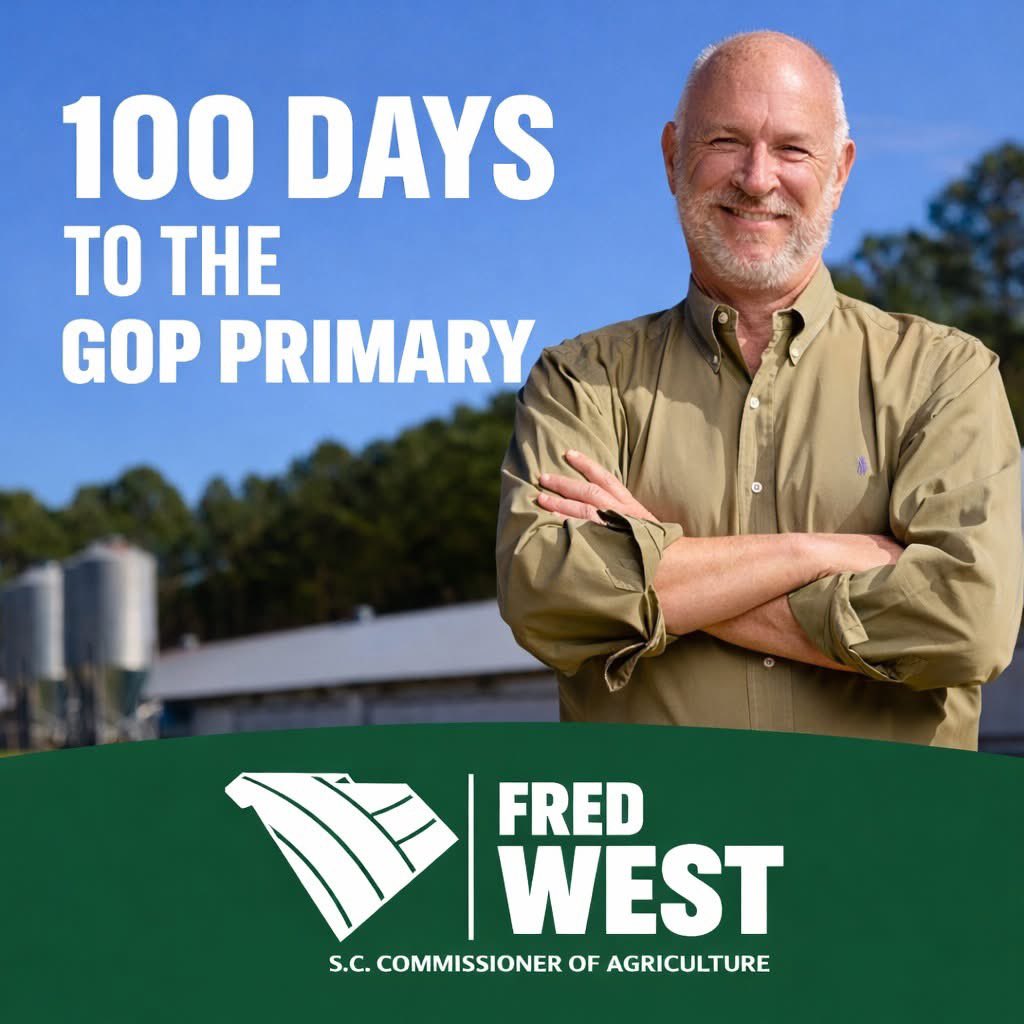 100 days out from the GOP Primary!

Over the past year, I’ve been all across South Carolina listening to families who depend on a strong agriculture economy every day.

My story isn’t a typical one, it’s shaped by overcoming challenges and learning the value of hard work early in