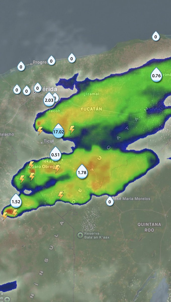 Meteorología Yucatán tweet media