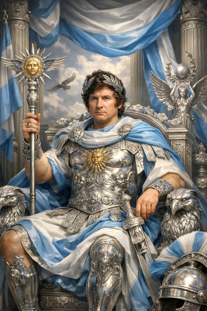 Javier Milei, emperador mundial.