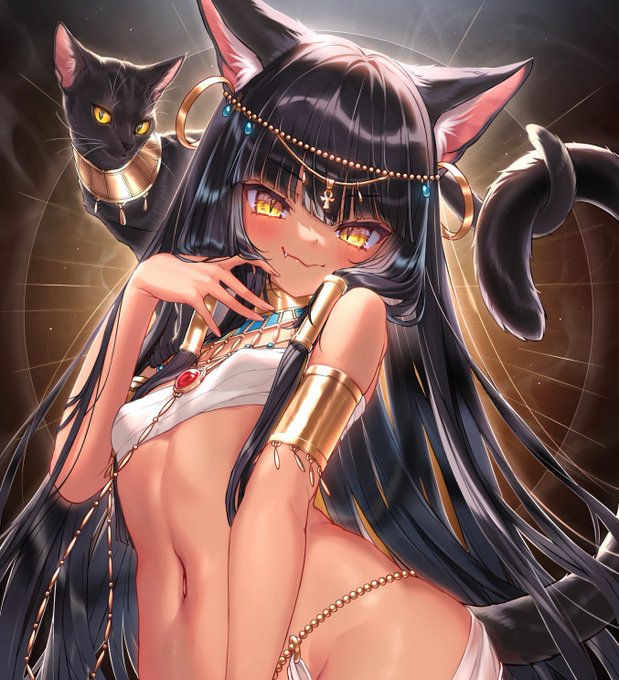 生存報告&amp;告知です!
メロンブックス様の褐色エジプトフェアに参加させていただきました!
タペやアクリルスタンド等色々出てるのでよろしくお願いします🐈‍⬛✨ 