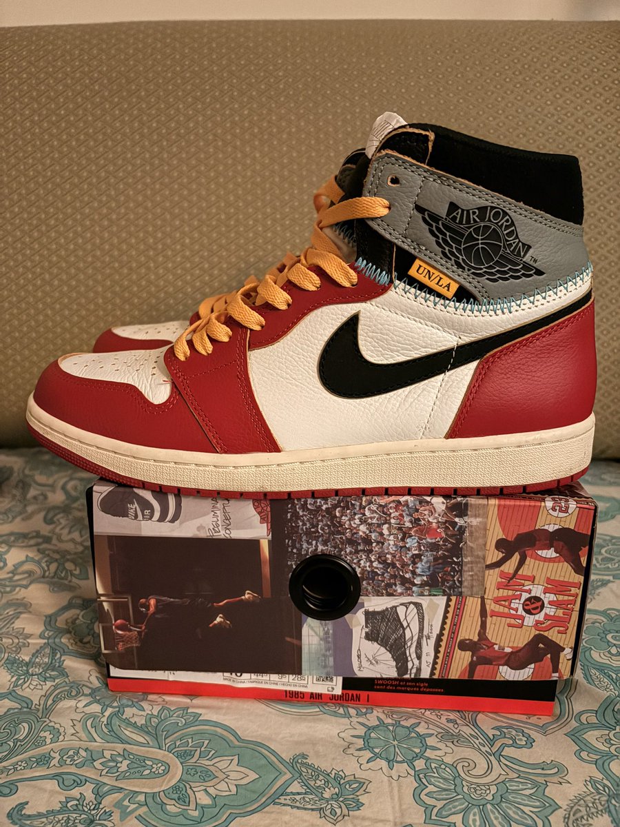 beforethedrip's tweet photo. Jordan 1 Union Chicago/Shadows 
Size 10.5
Pre-Owned

$175 shipped https://t.co/88Cstw0GyA