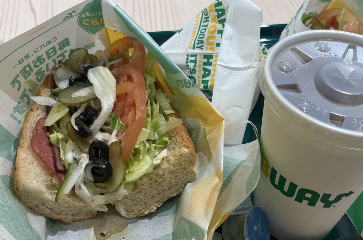 PIRLO_0021's tweet image. 久し振りのサブウェイ🎵

#SUBWAY