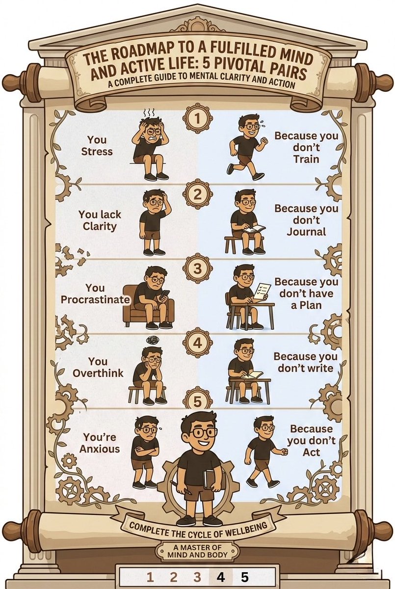 The Roadmap to a Fulfilled Mind and Active Life.