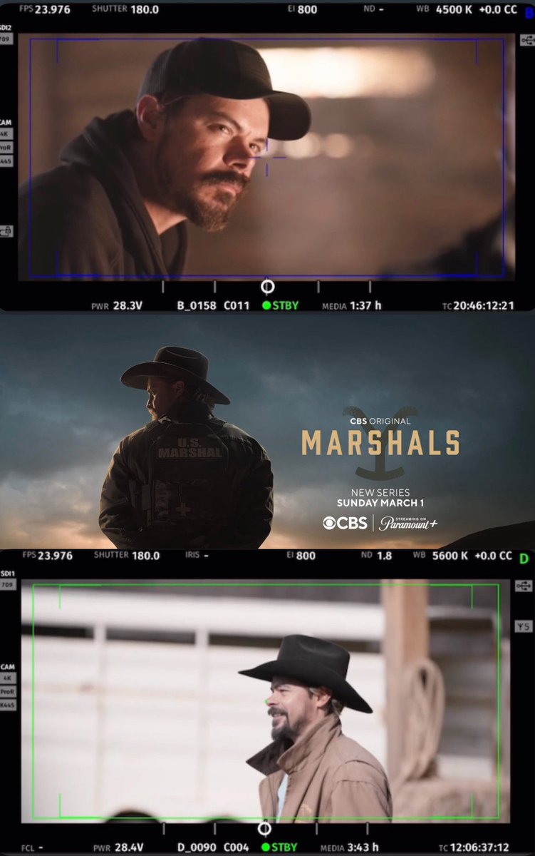 antho_herren's tweet photo. Y-MARSHALS season 1 series premiere   tonight on CBS!  🤠🎬
#standIn #actorLife https://t.co/1PWAD78b7m