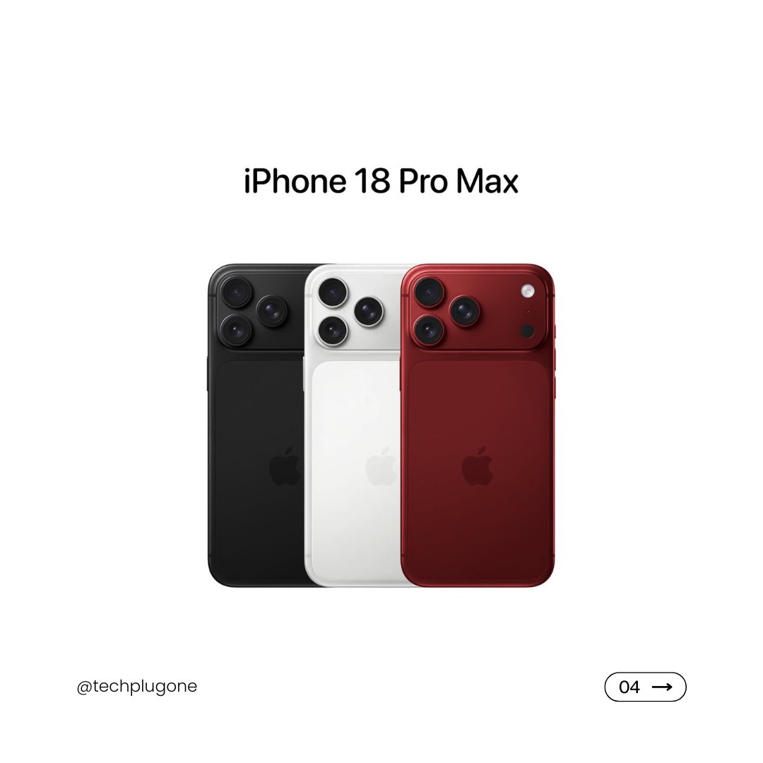 techplugone's tweet photo. 180 days until the future. The iPhone 18 Pro and the first-ever foldable iPhone are 6 months away. Which one are you saving for?
#TechPlugOne #iPhone18Pro #iPhoneFold #AppleLeaks #iPhone18 #TechNews #AppleDesign #Iran https://t.co/j6S3gVRAKI