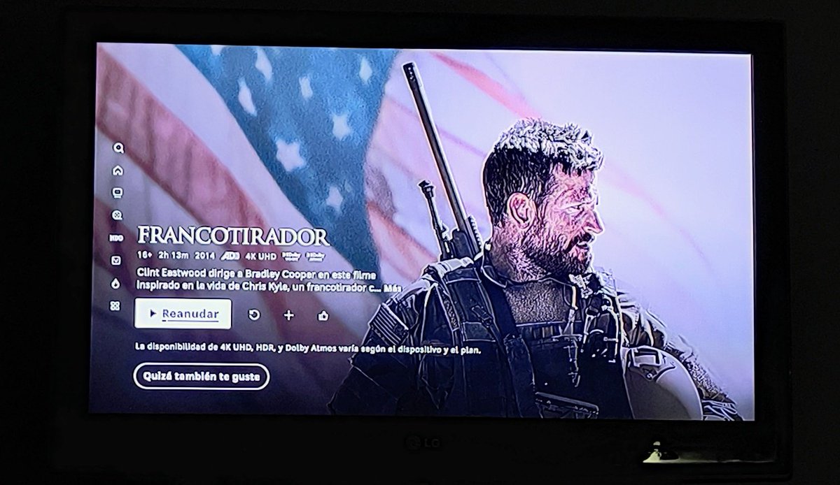 Todo este quilombo de Medio Oriente me dio ganas de ver una bélica. Algo intenso, pero con final cerrado… que la vida últimamente deja todo en temporada abierta.