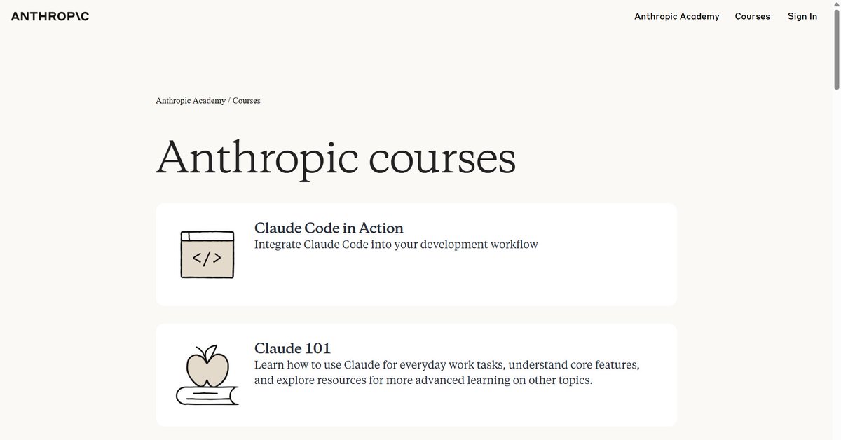 Belajar AI gratis gusy!
Gaskeun!

anthropic.skilljar.com