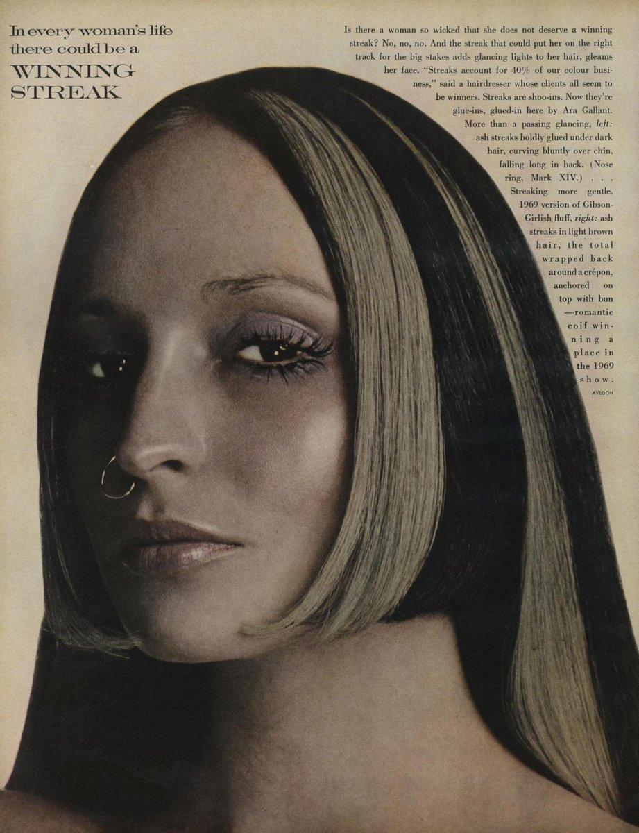 looking through 1969 issues of vogue... she looks very 2026