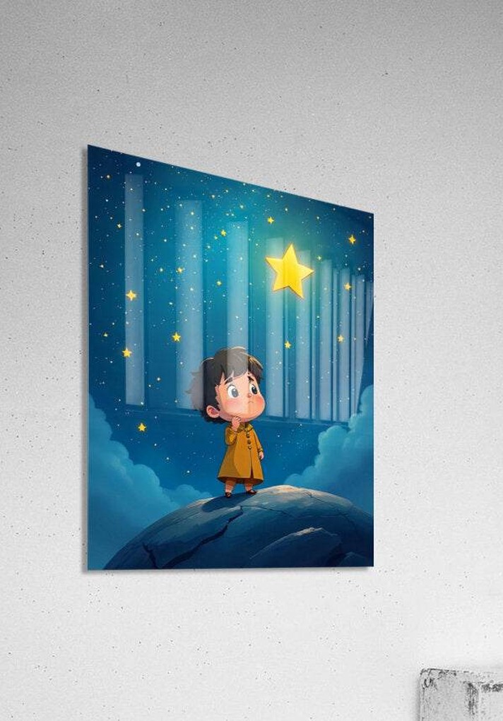 Esmonbijouart's tweet image. Stargazing has never looked so magical! ✨ Stellara 17 captures a dreamer gazing at the cosmos. Digital artwork by Esmonbijouart. Add whimsy to your space. Explore the link! #Digital Art #Cosmic Art #Whimsical Dreams