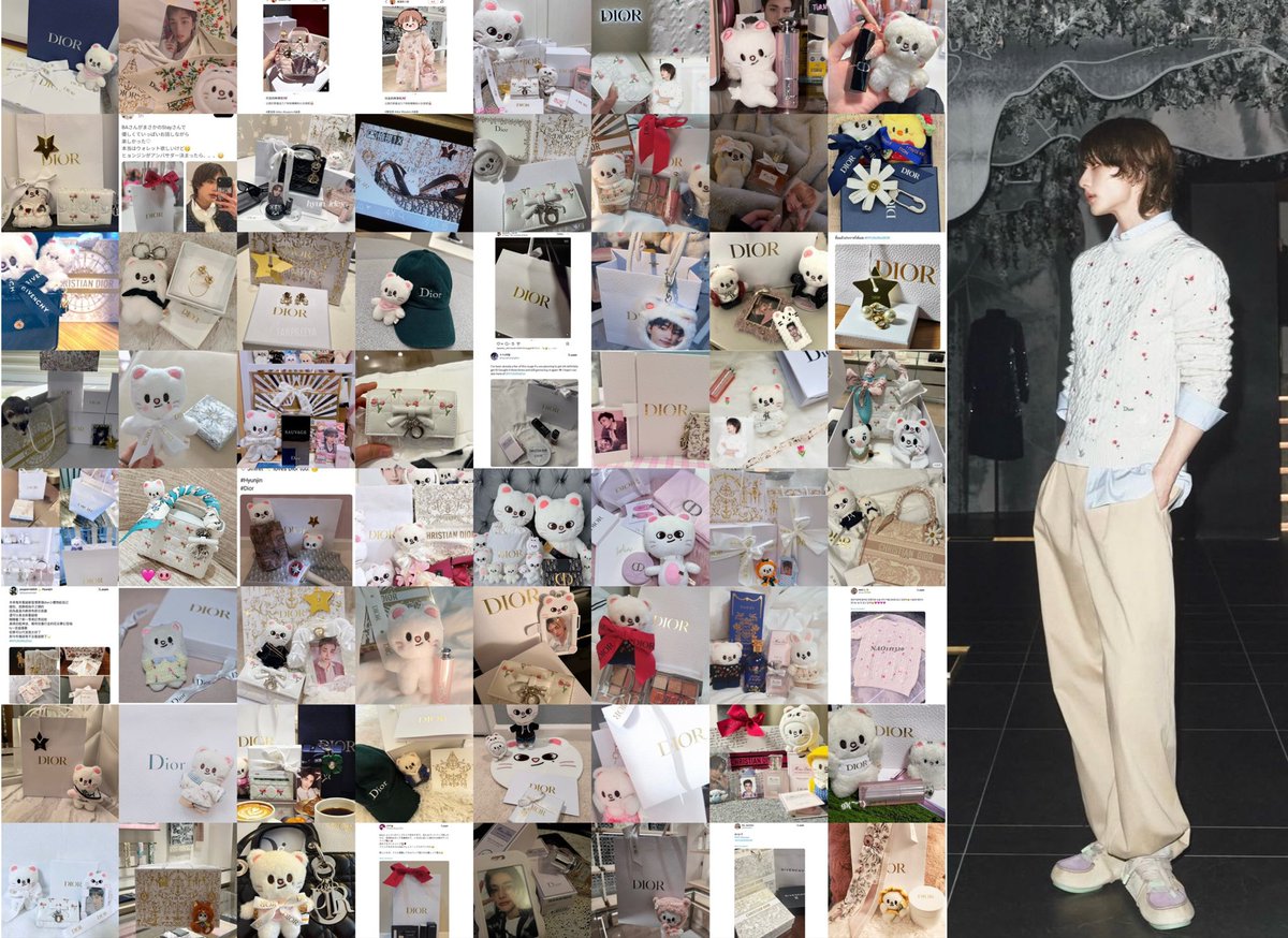 Hyunjin is heading to Paris for Dior's women's Fall/Winter show, a clear sign of his growing status with the brand, having been invited to both men's and women's collections this season. Following the last show, fans began purchasing Dior products in support.

#HYUNJINxDiorPFW