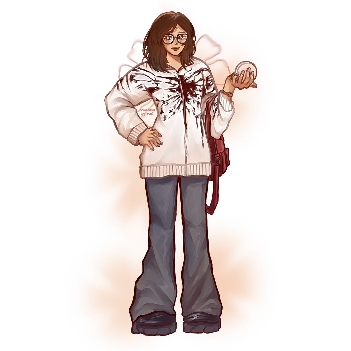 moldedbytuli's tweet image. I drew myself in my recent outfit! #selfpotrait