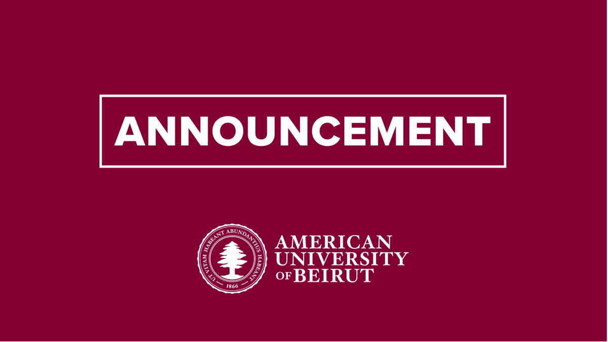 American University of Beirut tweet media