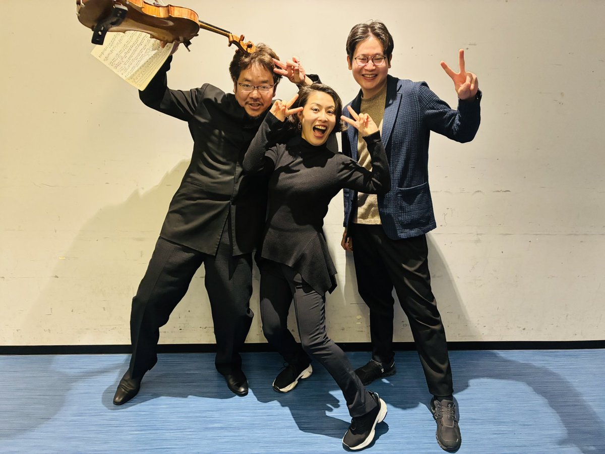 imfn_PR's tweet photo. ヴィオラ・チーム❗️Bravo✨
 #鈴木康浩  #赤坂智子 #山本周 https://t.co/TeaBe2JKTC