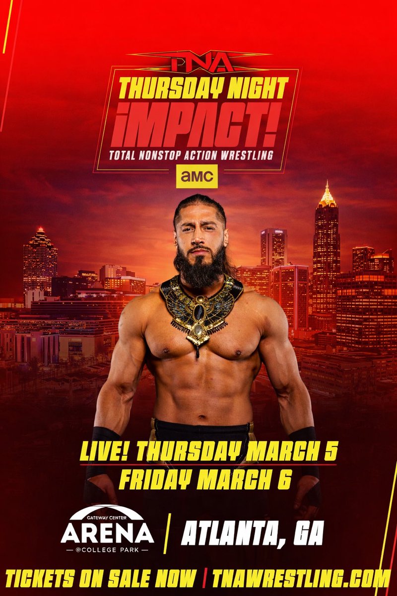 MustafaAli_X's tweet photo. ATL x TNA x ALI

This Thursday and Friday @ThisIsTNA comes to Atlanta. 

Special Meet &amp; Greet Friday after the show. 

New merchandise available!

Tix and merchandise available at

https://t.co/nnDRIrT9Sw https://t.co/zgA3fhLW4k