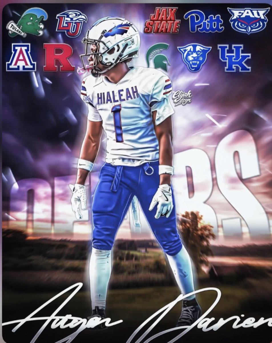 Hialeah (FL) 29’ ATH Aviyon Darien

Aviyon Darien put together a standout varsity season in South Florida, quickly establishing himself as one of the most dynamic freshmen in the state.

Darien finished Top 5 in the state of Florida in receiving yards, totaling 1,000+ receiving
