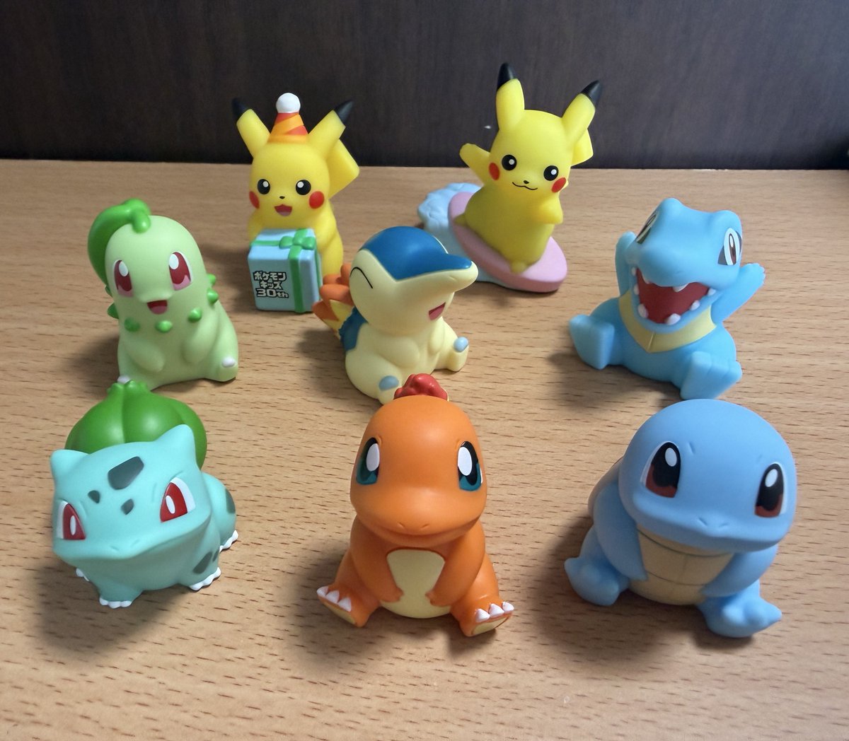ポケモンキッズ30周年の御三家とピカチュウが可愛いすぎる🤣