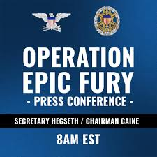 BenBSP's tweet photo. BREAKING NEWS:  @SecWar and General Caine, Press Conference 8am ET Monday!! @MarketRebels @CNBCnow https://t.co/3DDWC4IrFq