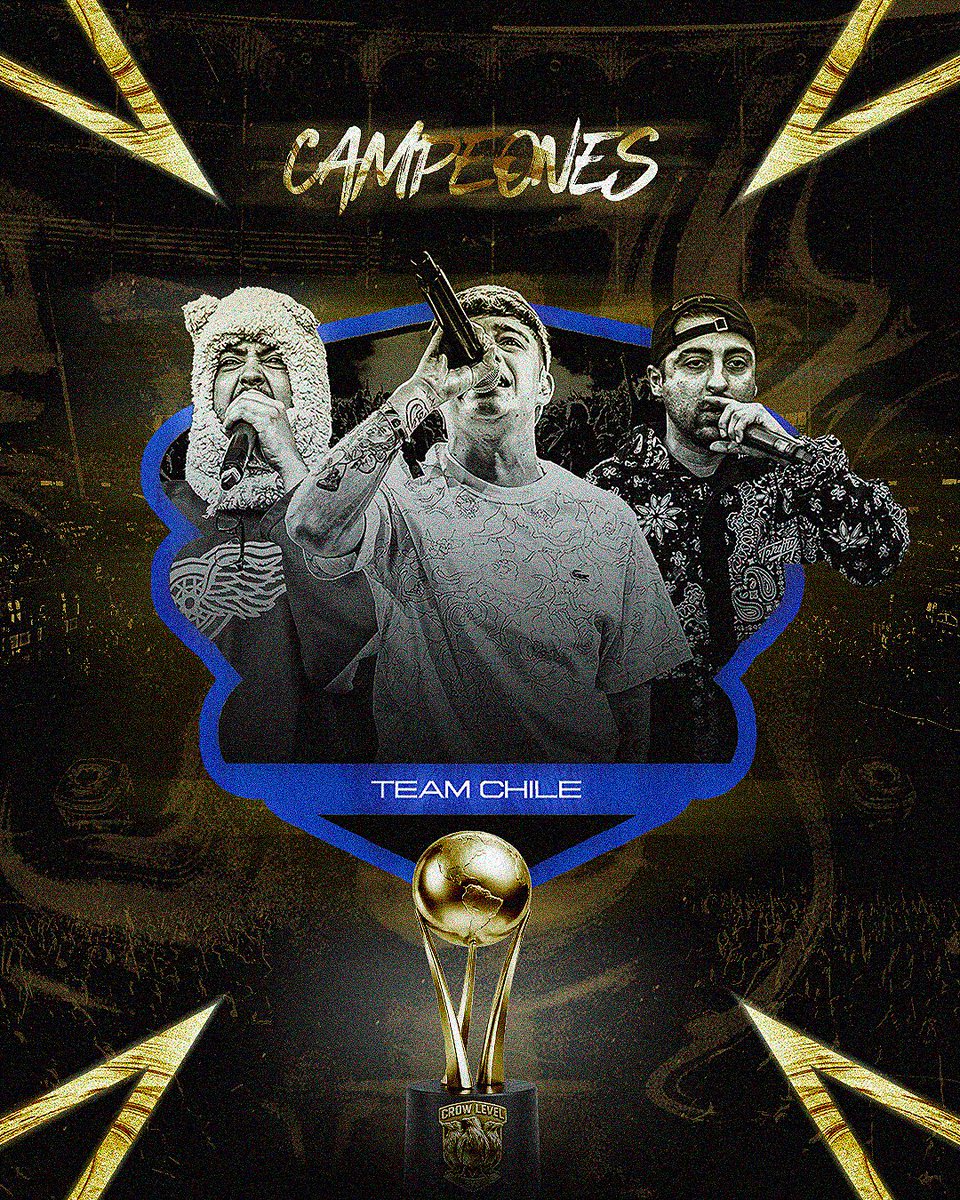 🇨🇱🏆 𝗖𝗔𝗠𝗣𝗘𝗢𝗡𝗘𝗦 𝗗𝗘𝗟 𝗠𝗨𝗡𝗗𝗜𝗔𝗟 🏆🇨🇱

Ruvi, AlanBR y José ganan la 3v3 con una run histórica. México, Argentina y Perú.

Felicidades a los 3 por el equipazo que armaron y a los 24 por ser parte de una competencia para la historia.

#CrowLevel3v3