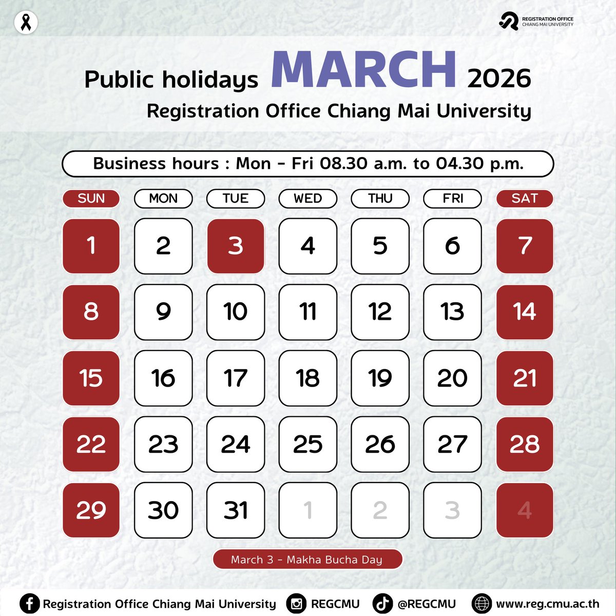 Registration Office CMU tweet media